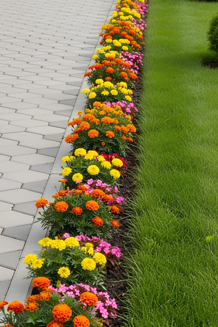 Beautiful garden landscaping